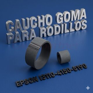 KIT CAUCHOS GOMAS (SOLAS) PARA RODILLOS ARRASTRE DE PAPEL EPSON L3110 L3150 L4150 L4160 L5190 L6161