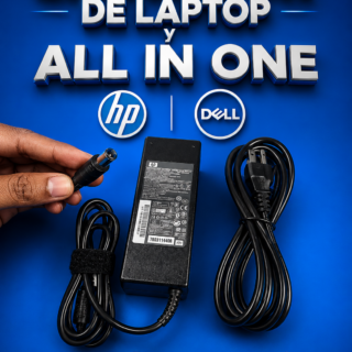 CARGADOR DE LAPTOP y ALL IN ONE HP DELL 19V PUNTA GRUESA AGUJA 7.4 X 5.0