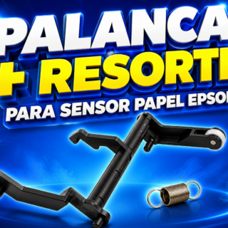 PALANCA + RESORTE PARA SENSOR PAPEL EPSON L3110 L3150 L5190