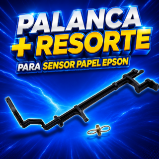 PALANCA + RESORTE PARA SENSOR PAPEL EPSON L210 L355 L375 L385 L395 L495 L575